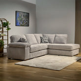 Laura Chaise Corner Fabric Sofa - Pendle Village Furniture